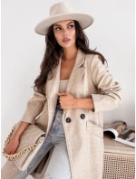 Dámský kabát světle béžový Dstreet model 21971186 - FashionStreet