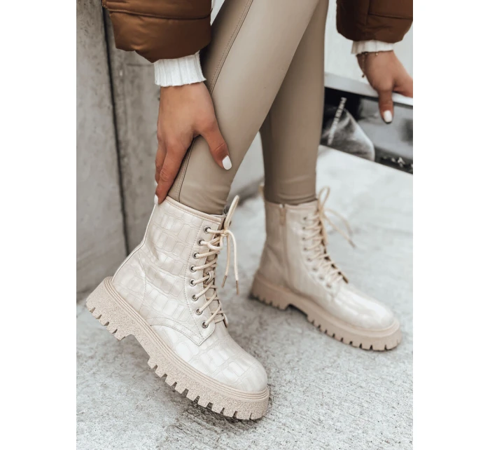 Dámské boty TENTIS béžové Dstreet ZY0439