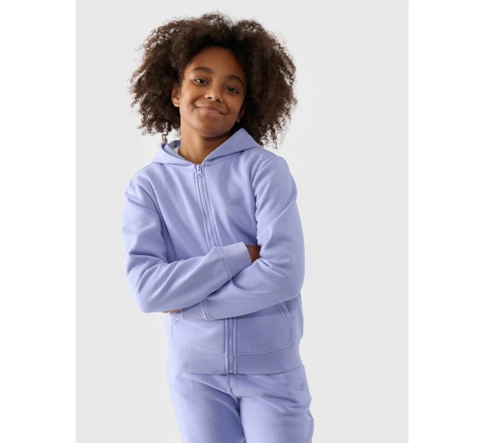 Dívčí mikina s kapucí Junior model 21431742 - 4F Dívčí mikina s kapucí Junior model 21431742 - 4F