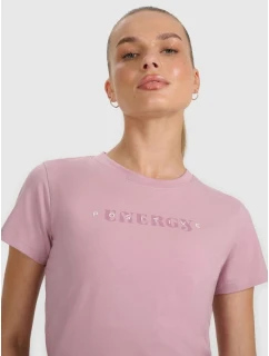 Dámske tričko s potlačou 4F 4FRAW25TTSHF3228-56S dámske