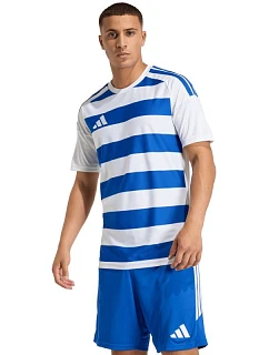 Pánske tričko adidas Hooped 26 Jersey white and blue KF3389 pánske