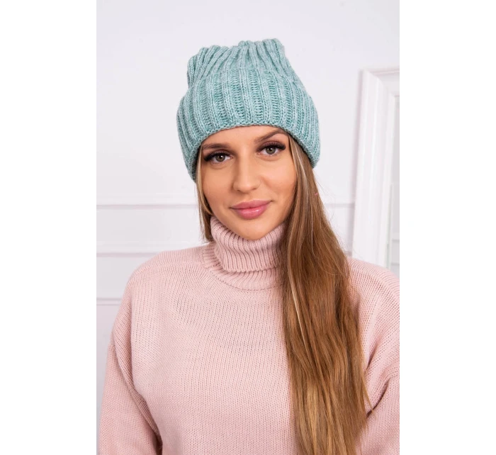 Magda K293 tmavá mätová čiapka s okrajom Magda K293 tmavá mätová čiapka s okrajom