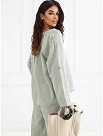 Bluzka IT BZ model 22084149 khaki - FPrice Bluzka IT BZ model 22084149 khaki - FPrice