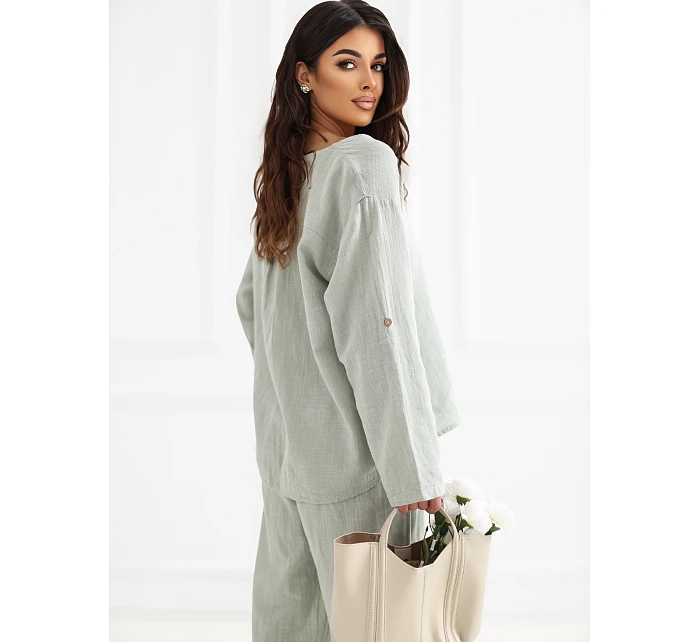 Bluzka IT BZ model 22084149 khaki - FPrice Bluzka IT BZ model 22084149 khaki - FPrice