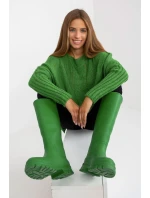 Dámsky sveter Model TW-SW-BI-M559.08X Green - Och Bella