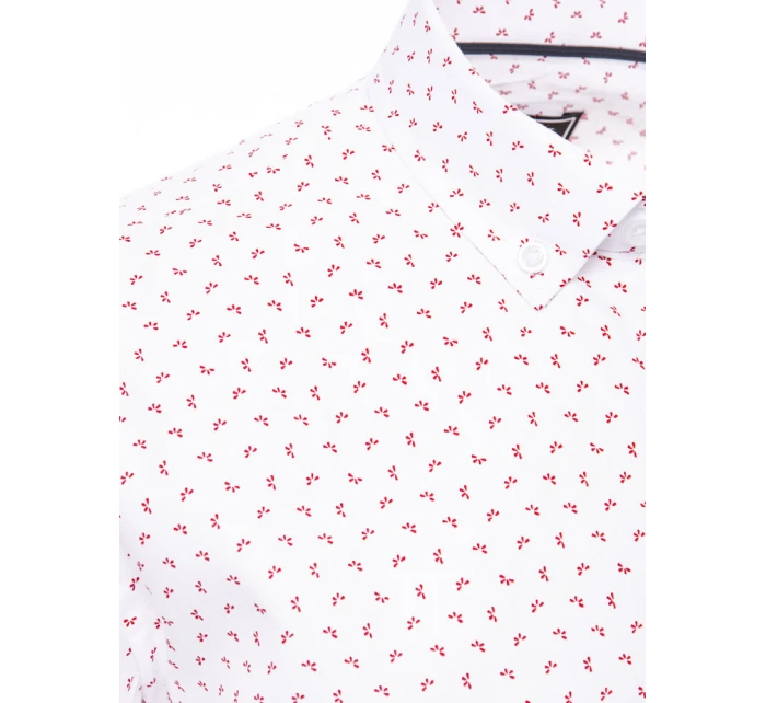 Pánské bílé tričko s krátkým rukávem Dstreet model 21969105 - FashionStreet