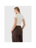 Dámske hladké tričko 4F 4FRSS25TTSHF2695-11S