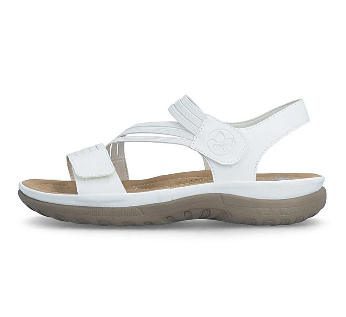 damskie na z białe model 22087184 - Rieker