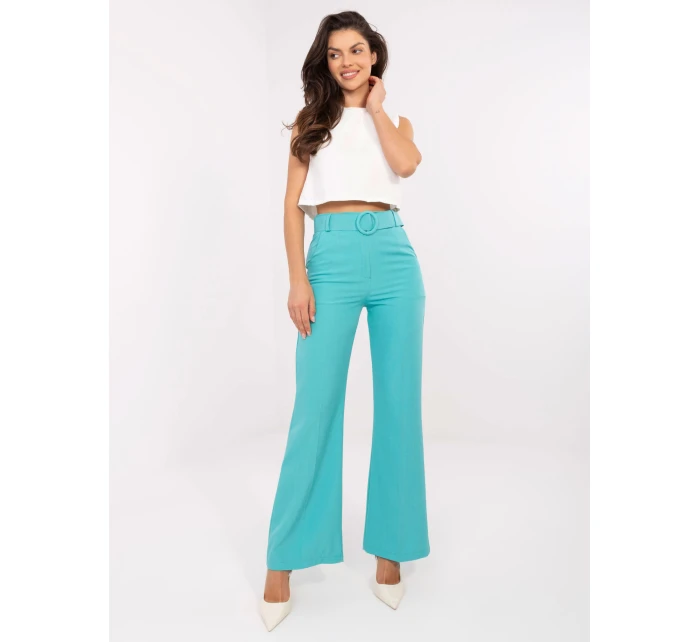 Nohavice DHJ SP 18737.68 tyrkysové Nohavice DHJ SP 18737.68 tyrkysové