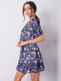 Šaty LK SK model 17355782 černá a modrá - FPrice