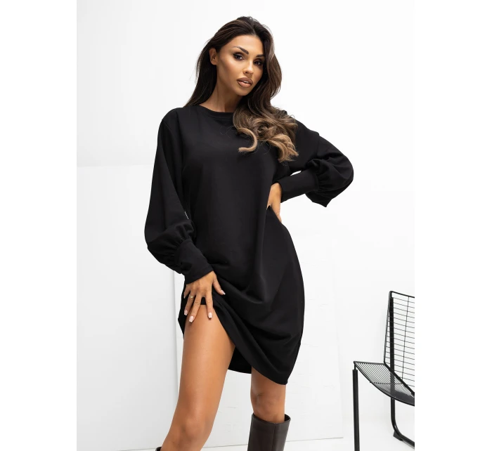 Sukienka RV SK model 21777691 czarny - FPrice Sukienka RV SK model 21777691 czarny - FPrice