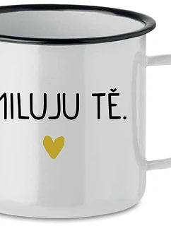 I LOVE YOU - biela plechovka 350 ml