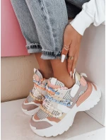 Dámské tenisky na vysoké platformě barevné Dstreet model 21985110 - FashionStreet
