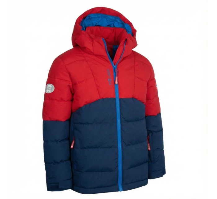 Detská zateplená nepremokavá zimná bunda Trollkids Gryllefjord s kapucňou (365-410)