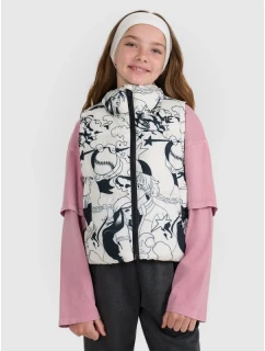 Dievčenské bez rukávov so syntetickou výplňou 4F 4FJRAW25TVJAF320-11A detské