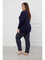 Talianska móda Libra long length sp. farba:navy blue/print Talianska móda Libra long length sp. farba:navy blue/print