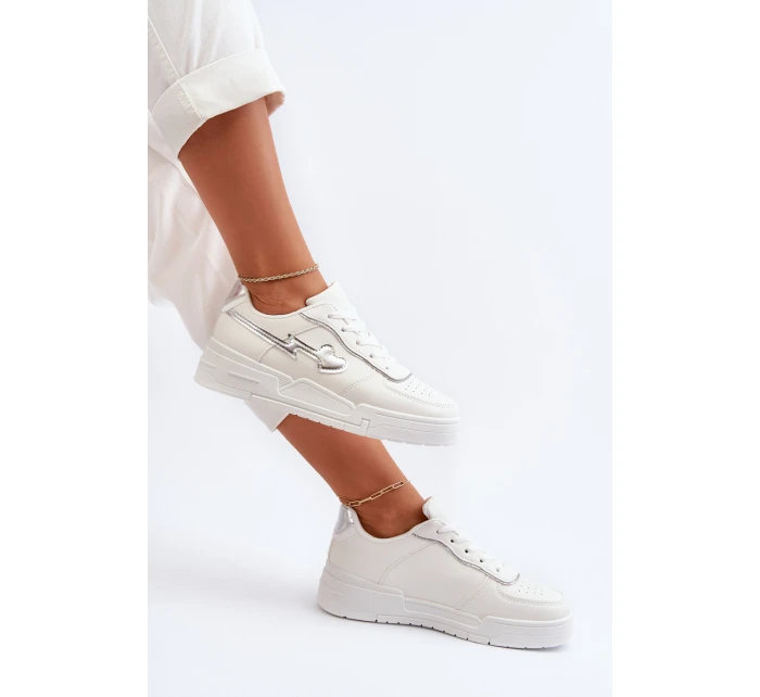 Dámské tenisky na platformě bílé model 21653076 - Boto