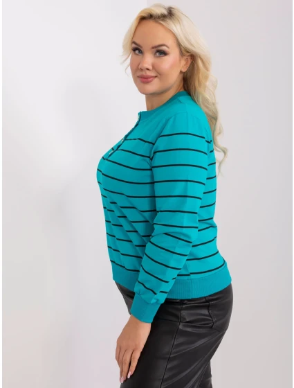 Bluzka RV BZ model 19154311 turkusowy - FPrice Bluzka RV BZ model 19154311 turkusowy - FPrice