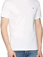 Pánske tričko s krátkym rukávom UM0UM00557-100 white - Tommy Hilfiger