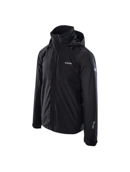 Pánska bunda Helmo Black - Hi-Tec Pánska bunda Helmo Black - Hi-Tec