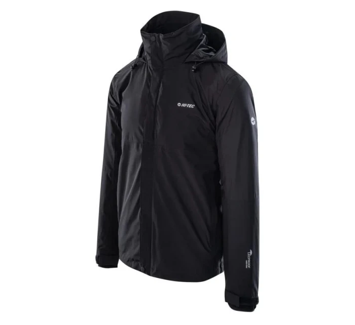 Pánska bunda Helmo Black - Hi-Tec Pánska bunda Helmo Black - Hi-Tec