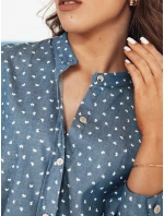 Dámske modré tričko PISAT FashionStreet DY0424