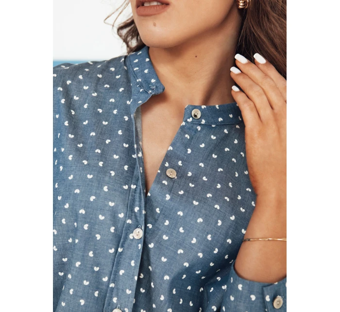 Dámske modré tričko PISAT FashionStreet DY0424