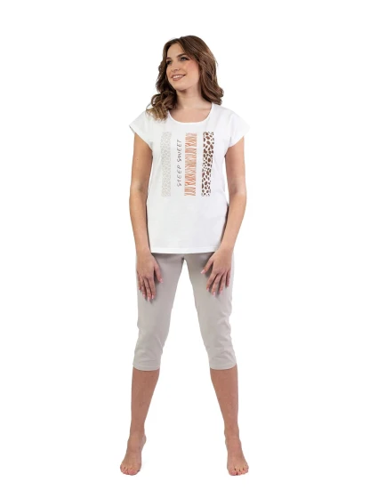 Dámské pyžamo model 21081347 beige - Regina