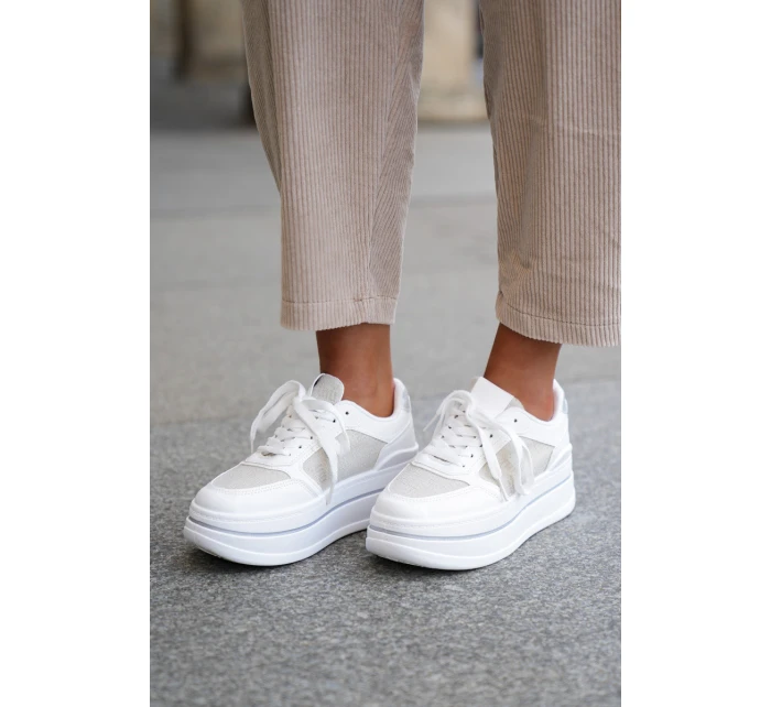 Dámské Tenisky Se Vzorem Bílé model 21683419 - Boto