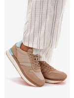 Dámské Semišové Tenisky Big Star model 21693008 HIPOLY SYSTEM Tmavě béžové - Big Star Shoes Dámské Semišové Tenisky Big Star model 21693008 HIPOLY SYSTEM Tmavě béžové - Big Star Shoes