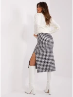 Sukňa LK SD 509400 1.09P biela a čierna