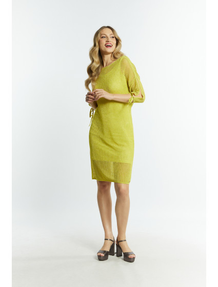 Monnari Dress Dámske sieťované šaty Yellow