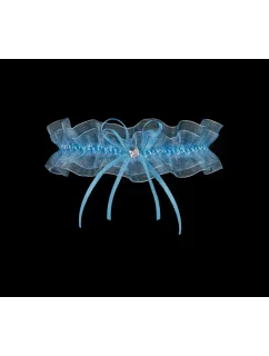 Podvazek model 18637664 modrá - Julimex