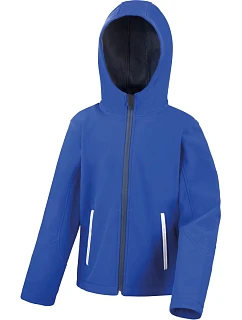 R Dětská 3vrstvá softshellová bunda s kapucí royal/navy model 22428020 - Result