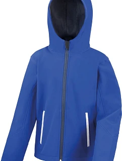 R Dětská 3vrstvá softshellová bunda s kapucí royal/navy model 22428020 - Result