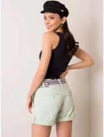 Šortky model 17624194 světle zelená - FPrice Šortky model 17624194 světle zelená - FPrice