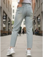 Dámské kalhoty mom světle modré Dstreet model 21996017 - FashionStreet