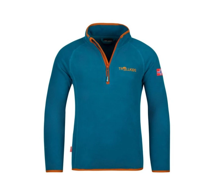 Unisex fleecová mikina Kids Half Zip deep lehká a modrá model 21349725 - Trollkids Unisex fleecová mikina Kids Half Zip deep lehká a modrá model 21349725 - Trollkids