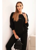 Dámska bavlnená súprava s potlačou Minimal black Dámska bavlnená súprava s potlačou Minimal black