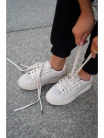 Sneakersy Damskie Ze Zdobieniem Na Platformie Beżowe Eanneth Sneakersy Damskie Ze Zdobieniem Na Platformie Beżowe Eanneth