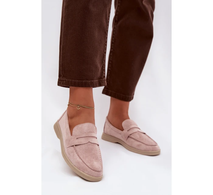 Dámské z eko semiše Špinavě růžová model 21900438 - Boto