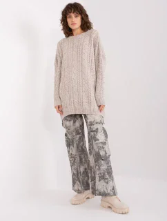 Sweter BA SW  beżowy model 19014871 - FPrice