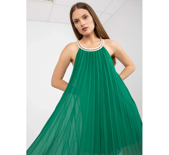 Šaty DHJ SK 0010.35 tmavo zelená