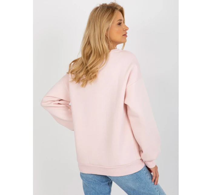 Dámska mikina EM BL 760.01 svetlo ružová - FPrice