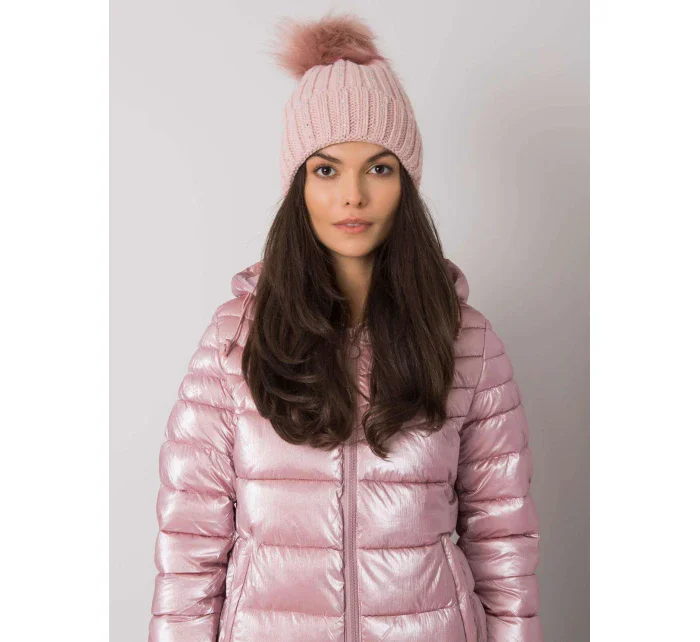 Dámská čepice JK CZ 22 model 15837184 světle růžová - FPrice