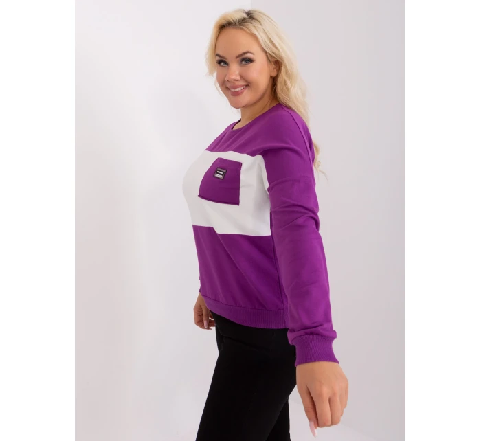 Bluzka RV BZ model 19154317 fioletowy - FPrice Bluzka RV BZ model 19154317 fioletowy - FPrice