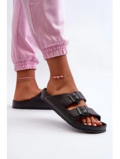 Dámske penové papuče s prackami Black Luciene