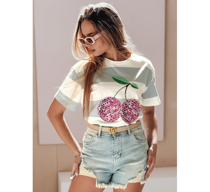 Dámské džínové šortky se zirkony A STAR modré Dstreet model 21987647 - FashionStreet