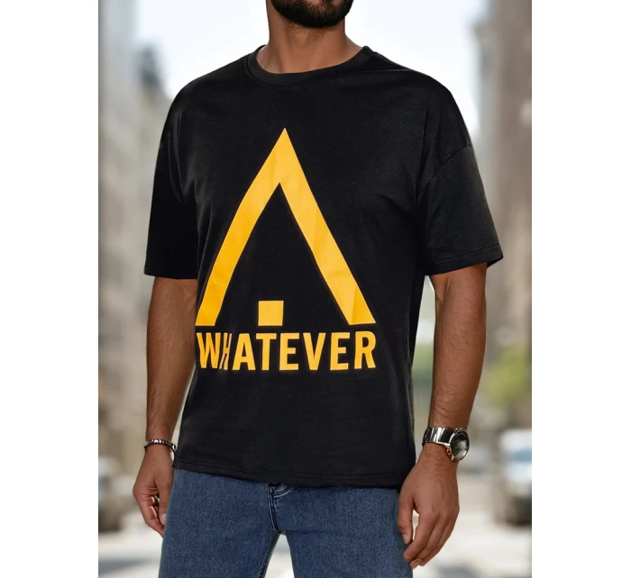 Pánské tričko s potiskem černé Dstreet model 21988569 - FashionStreet