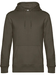 B&C KING Hooded_° Pánska mikina s kapucňou 01.U02K khaki